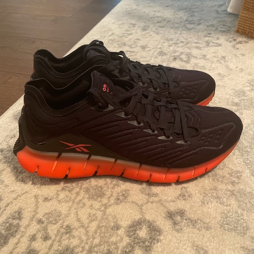 Reebok Original Zig Kinetica. Size 12 Black Orange